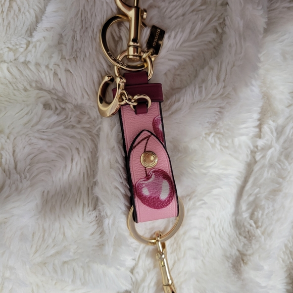 Coach Pink Cherry Print Nolita and Cardholder Set - Picture 5 of 5